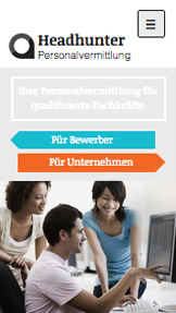 Alle Designvorlagen website templates – Personalvermittlung