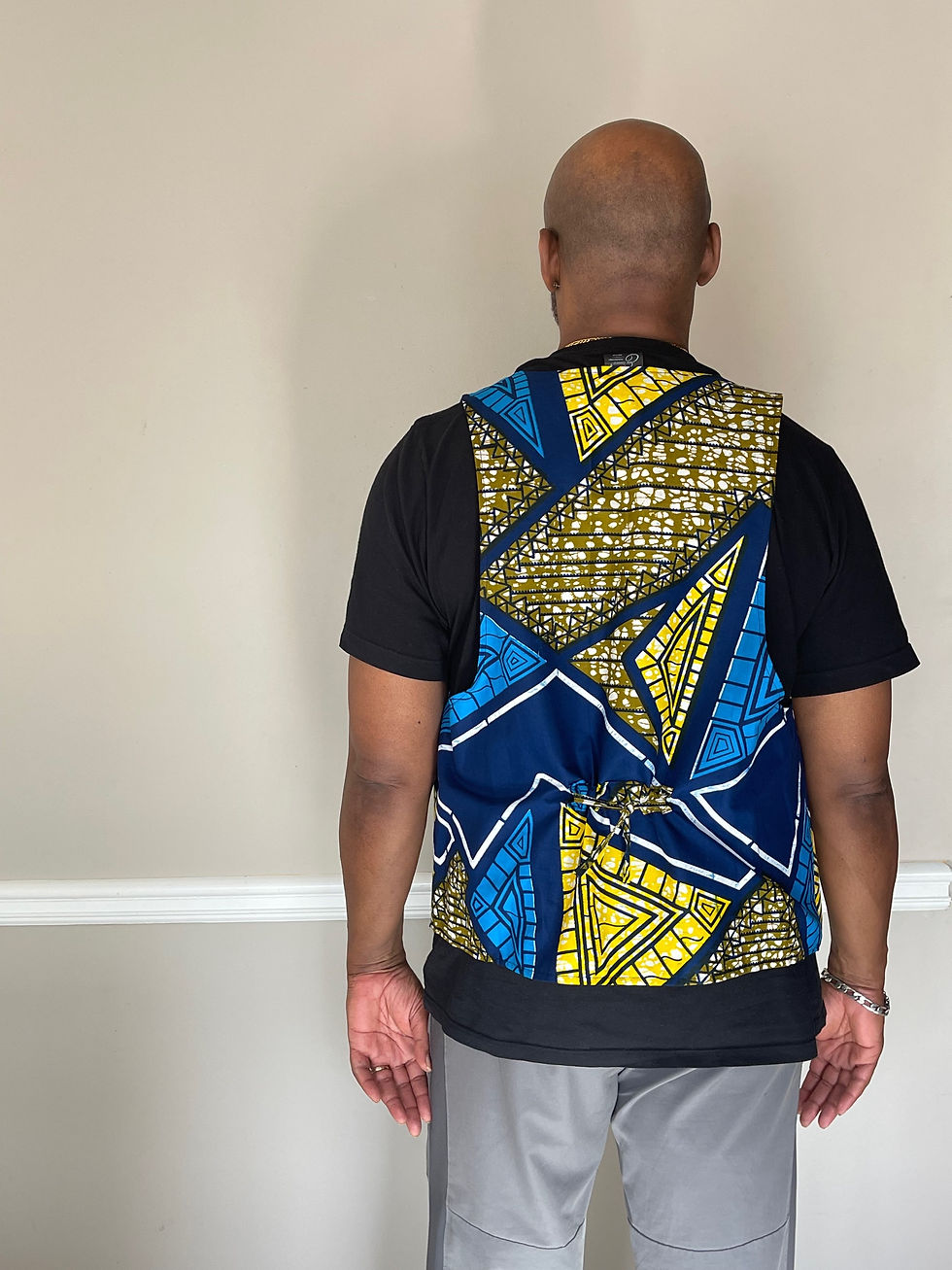 Thumbnail: Ankara Vest (Blue Me)
