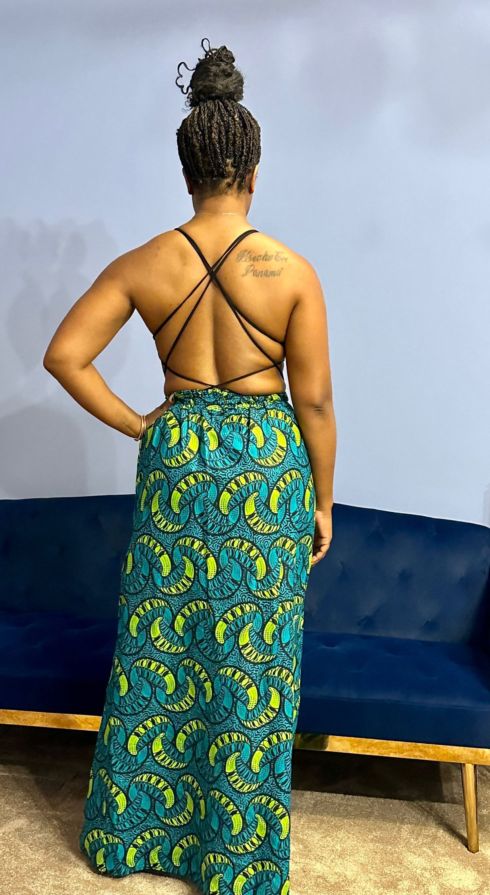 Thumbnail: Elena's High Split Skirt (Green Curves)