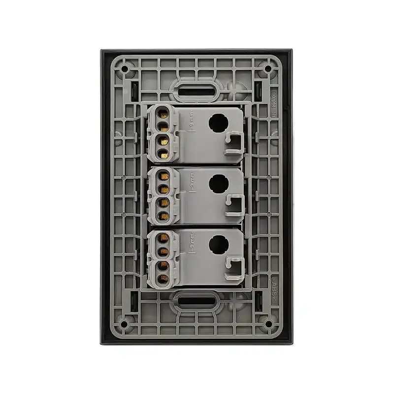 Miniatura: PLACA 3 VENT FZ2300N NEGRO BRILLANTE FORZA2 BTICINO