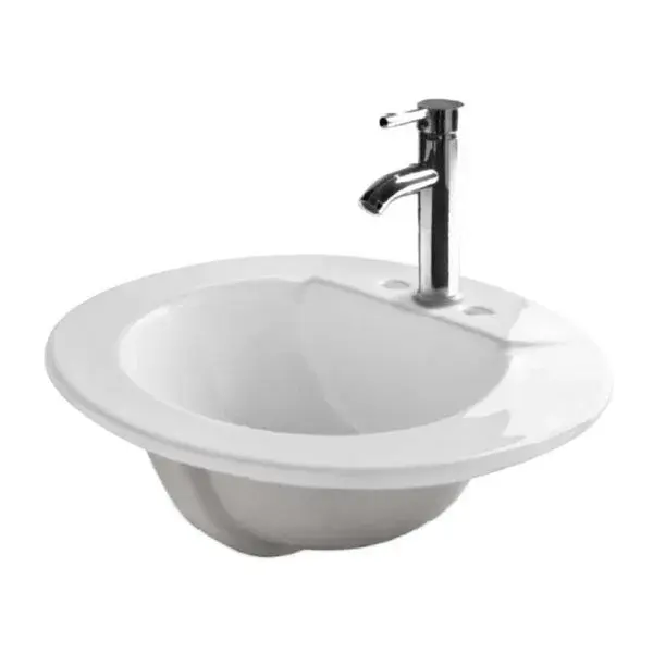 Miniatura: LAVABO ACUARIUS BLANCO SOBREPONER ROYALTY