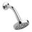 Miniatura: REGADERA BRAZO Y CHAPETON EXPLORA CROMO H-201
