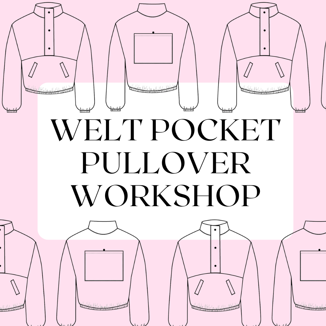 welt pocket pullover graphic