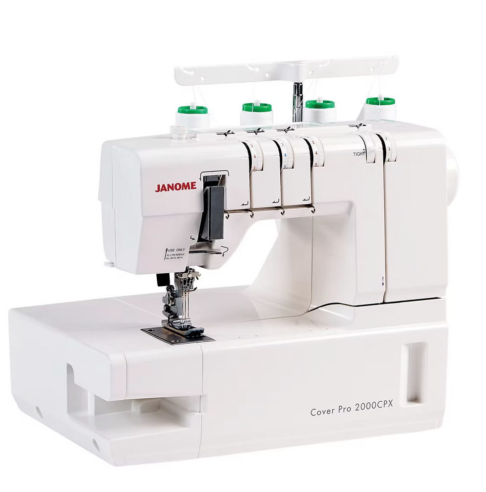 Thumbnail: Janome Coverpro 2000 Coverstitch machine