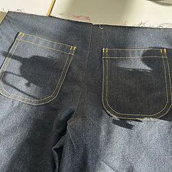 jeans topstitching