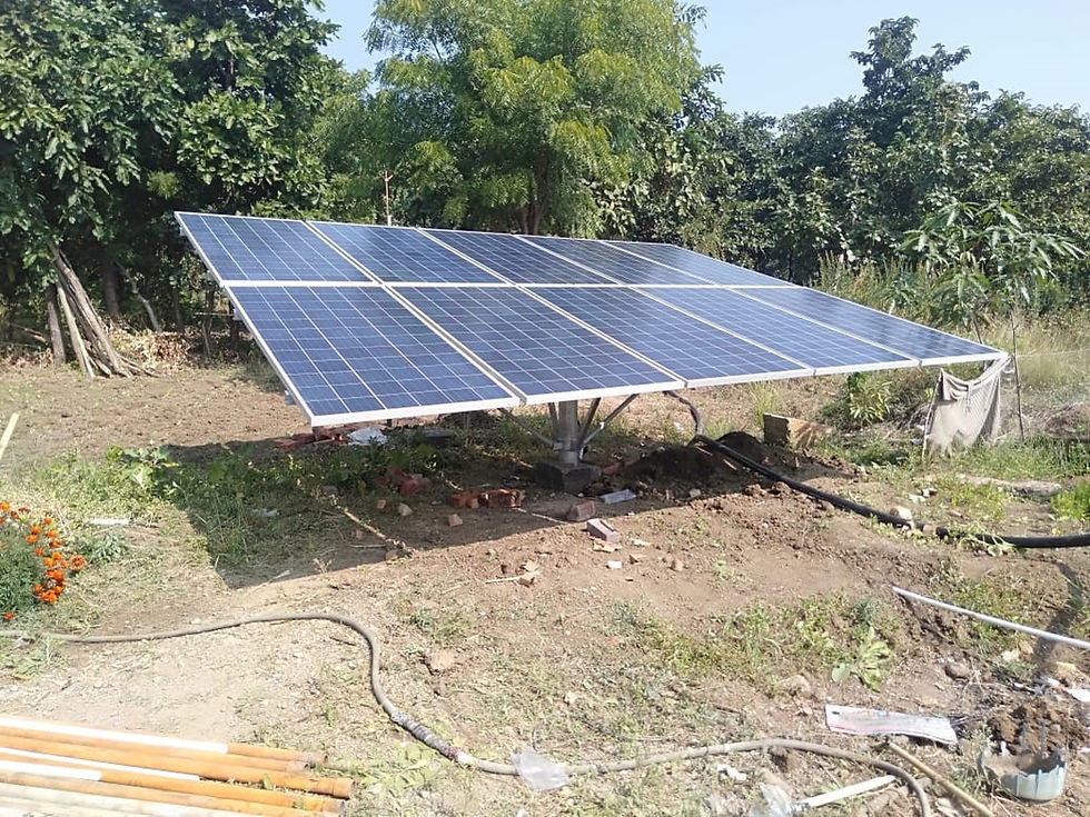 Ran Mangli - Solar panel for Pump