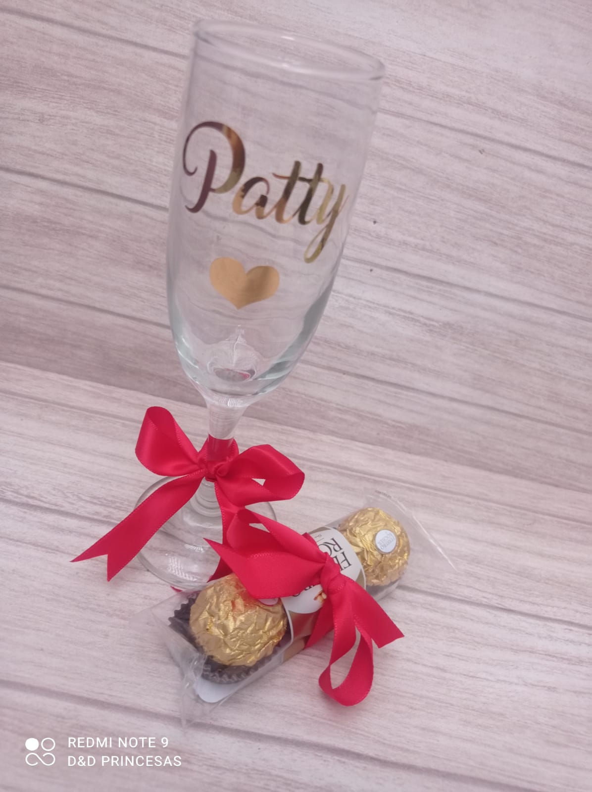 Copa Personalizada más chocolate