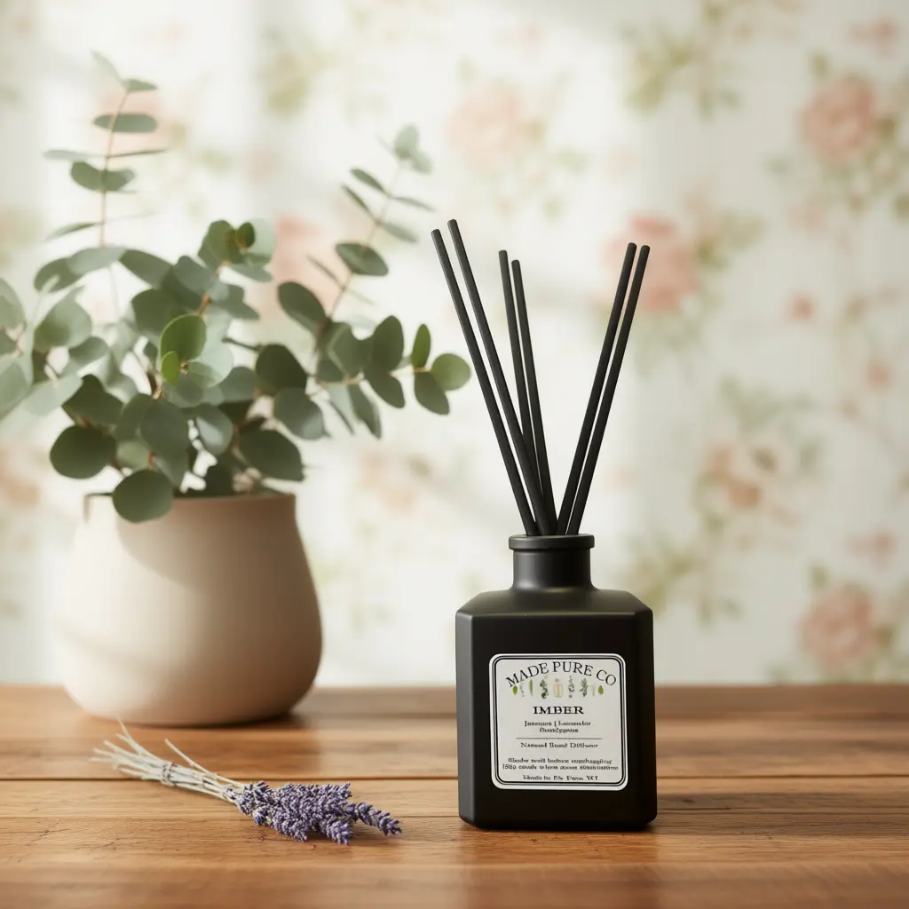 All natural reed diffuser. Essential Oils. Aromatherapy. Fragrance. Lavender | Eucalyptus |Jasmine