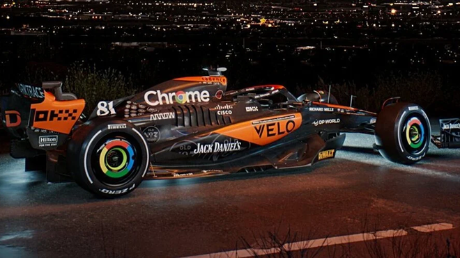 Así luce la decoración especial de McLaren para Las Vegas