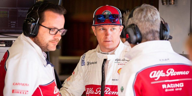 Kimi Räikkönen: "No estoy descontento con las sesiones de hoy, pero tenemos trabajo"
