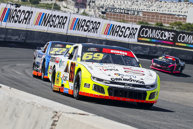 Está Germán Quiroga en quinto sitio en NASCAR México Series 2025