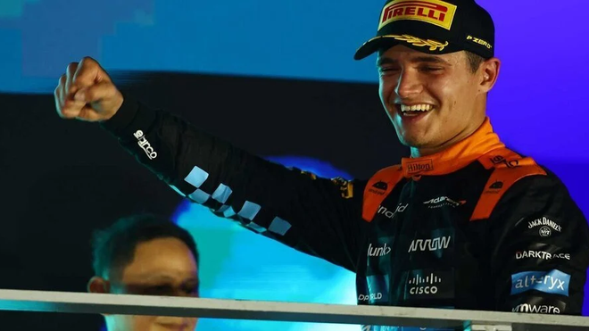 Lando Norris: "El final de la carrera fue muy estresante, pero valió la pena"
