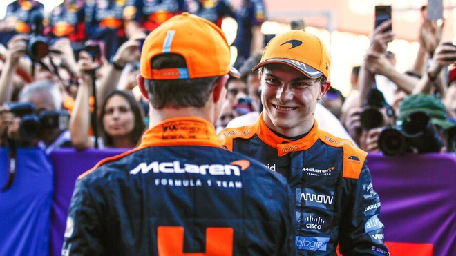 Norris: "Estoy muy orgulloso de los pasos adelante que damos cada fin de semana"