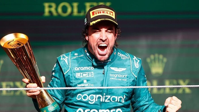 Fernando Alonso: "Cuando Pérez me adelantó, pensé que subir al podio ya no era posible"
