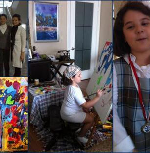 Resim Yarışmasında Dünya 1.si 6 yaşındaki Zeynep oldu