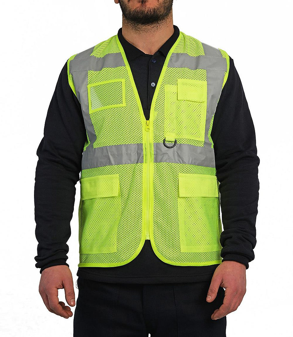 Küçük resim: AYD Reflektörlü Fileli Mühendis Yeleği