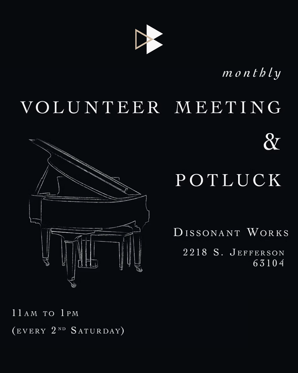 Monthly Volunteer Meeting & Potluck