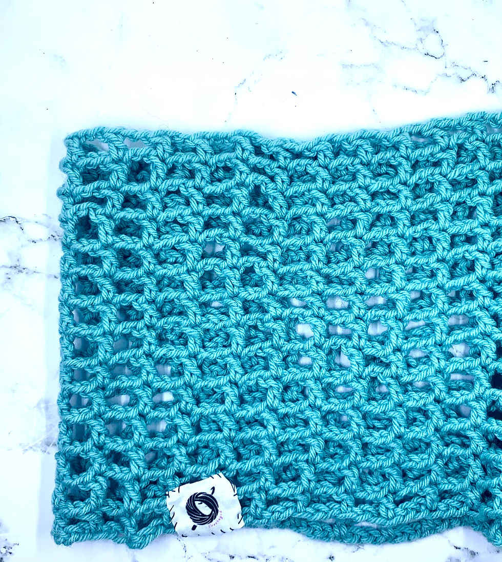 Thumbnail: Mesh Teal Cowl