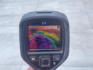 Termovizijsko snimanje i ispitivanje hidroizolacije terase