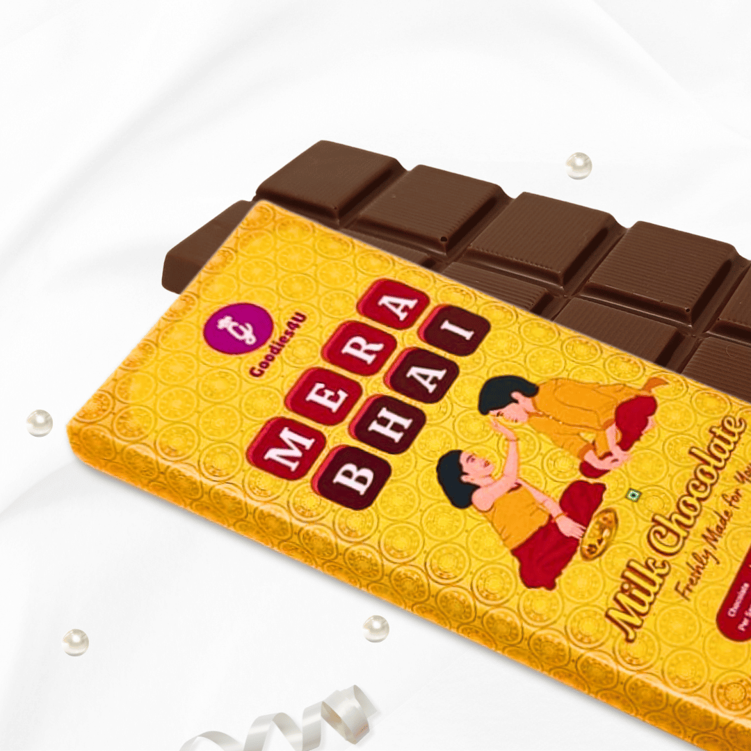 Mera Bhai Milk Chocolate Bar - Sweet Tribute to Your Brother