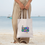 Thumbnail: I Love Math | Colorful Equations Beige Cotton Tote Bag