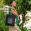 Thumbnail: Fearless Lion | Bold & Brave Black Cotton Tote Bag