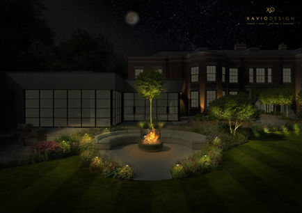 Rear garden