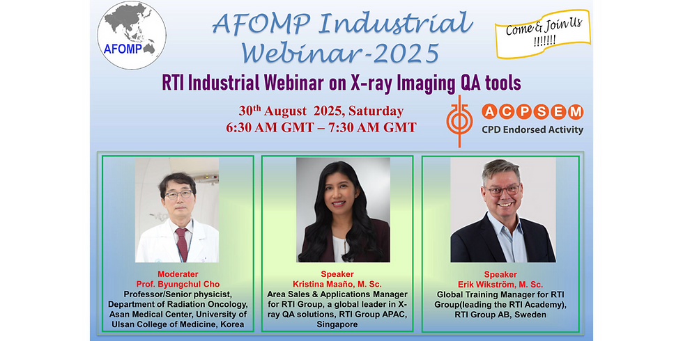 AFOMP Industrial Webinar 2025