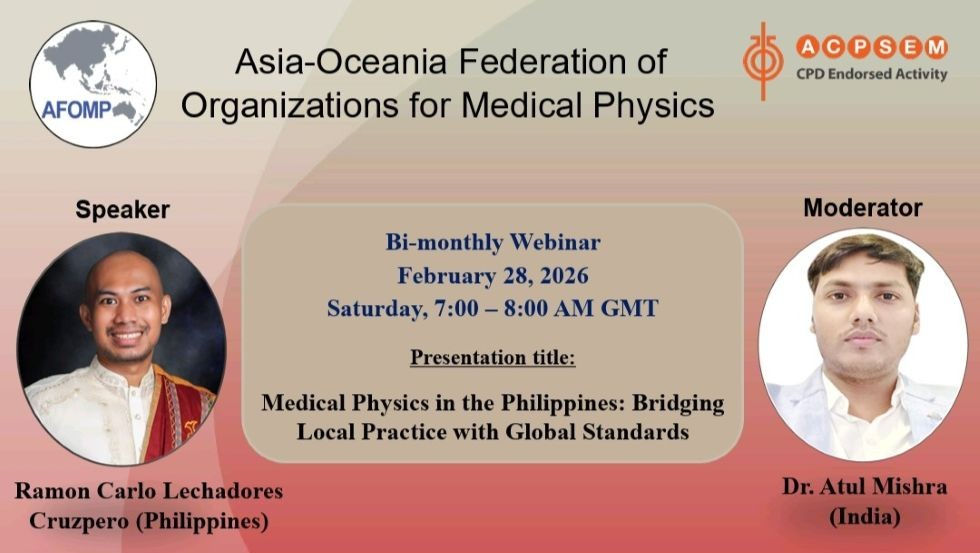 AFOMP Bi-monthly Webinar 2026