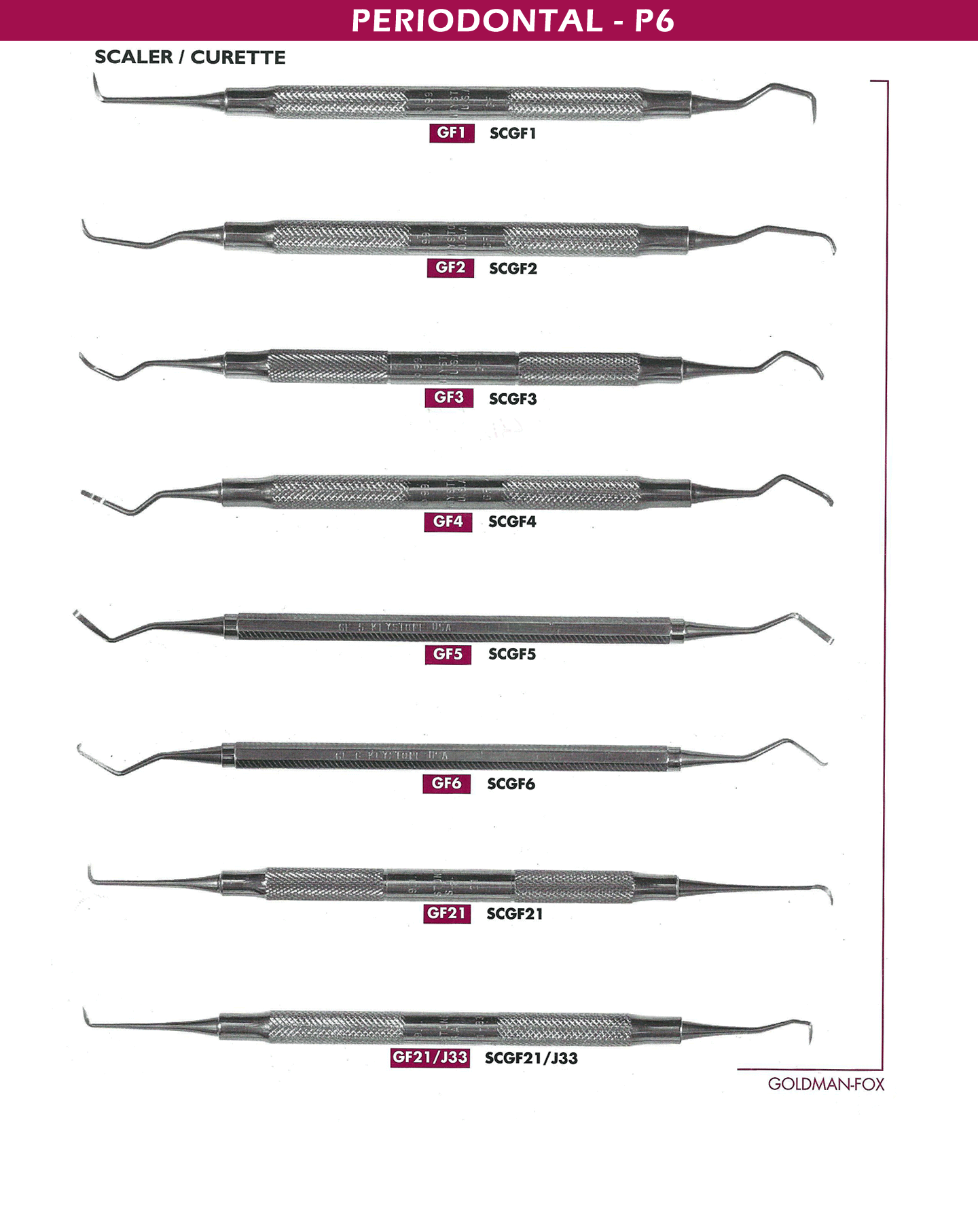 Scaler/Curette dental instruments