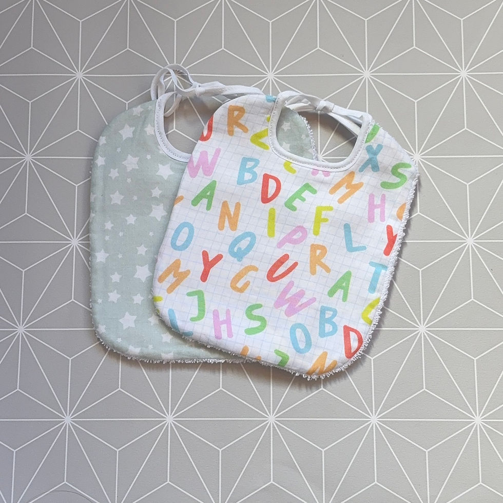 SET BAVAGLINI NEONATO LETTERE