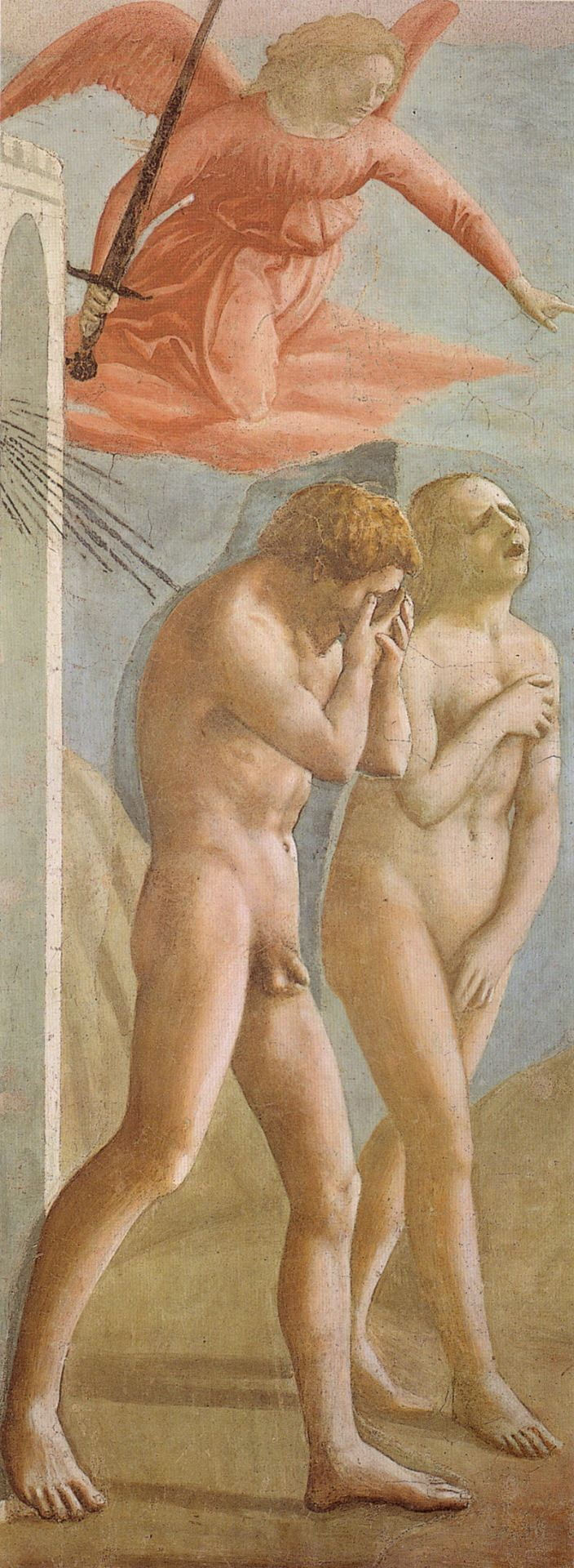 Masaccio, Expulsion for the Garden of Eden, 1426-27