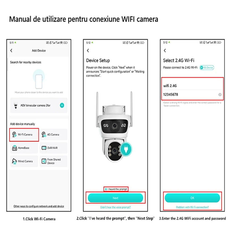 Miniatură: LYLU Cameră de supraveghere 4G LTE / 2.4G/Wi-Fi solară