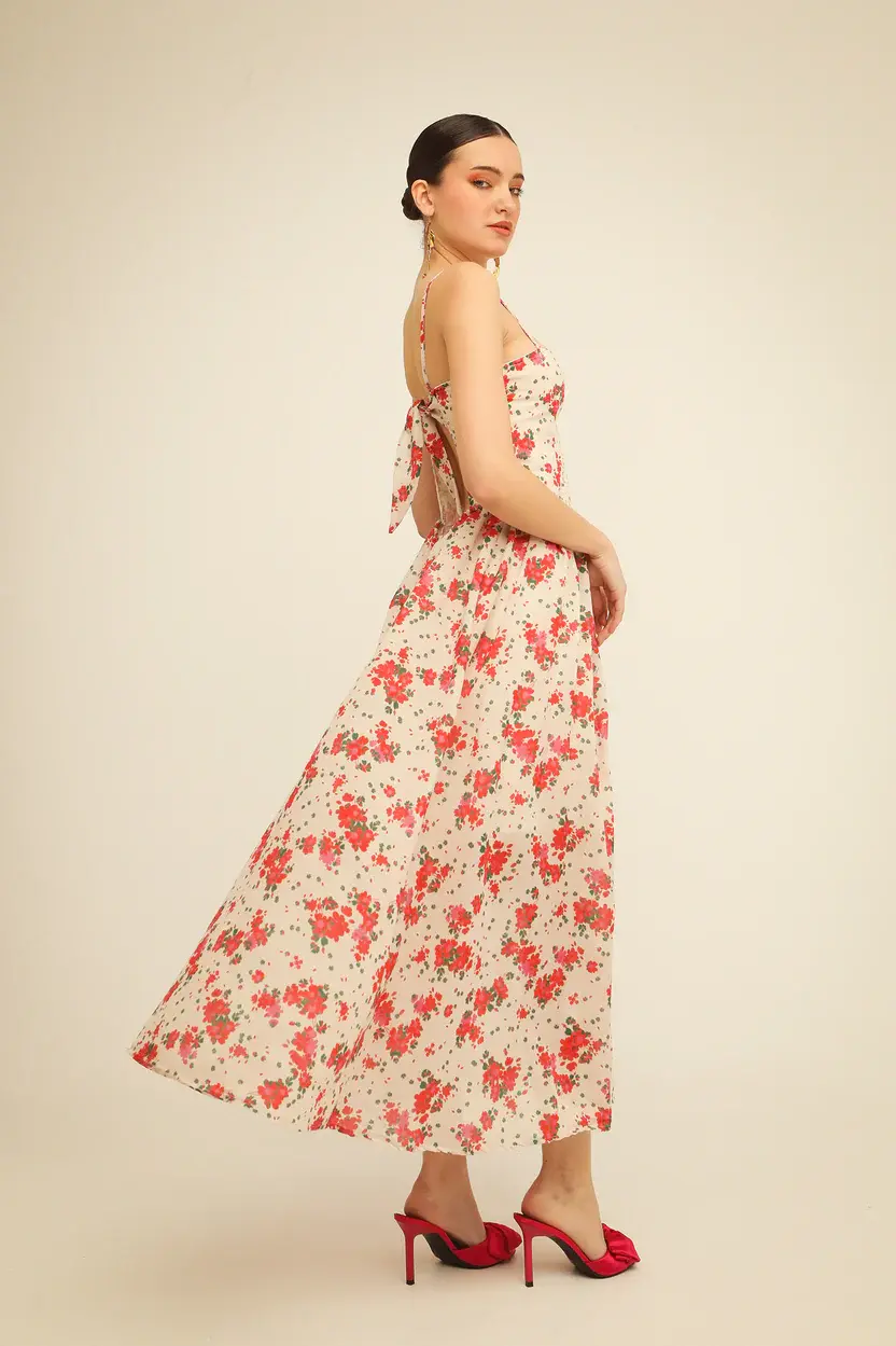 Thumbnail: VALENTINA DRESS (Ivory)