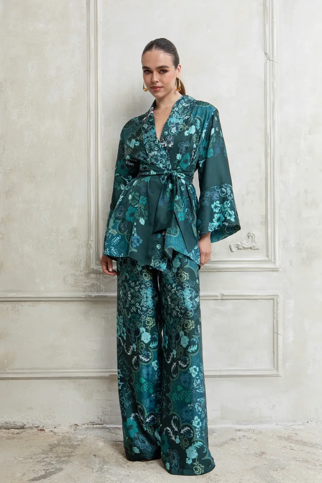 RICH TEAL PYJAMA SET