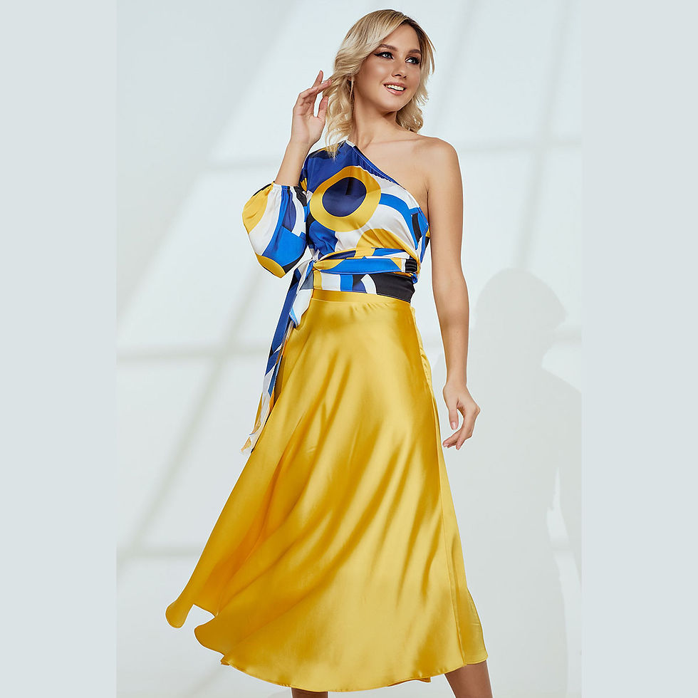 Μικρογραφία: Pepper midi satin skirt