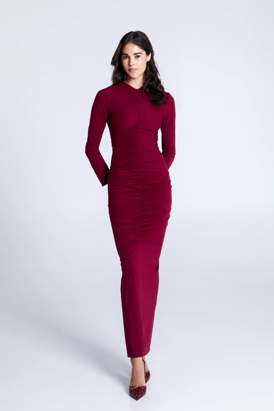 MERLOT NIGHTS DRESS