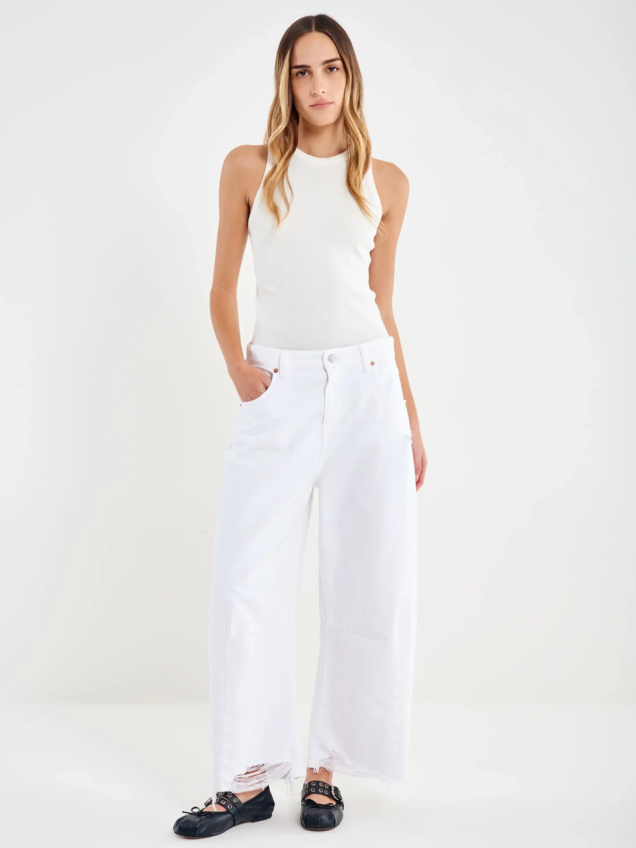 Cecil White Egg Jeans