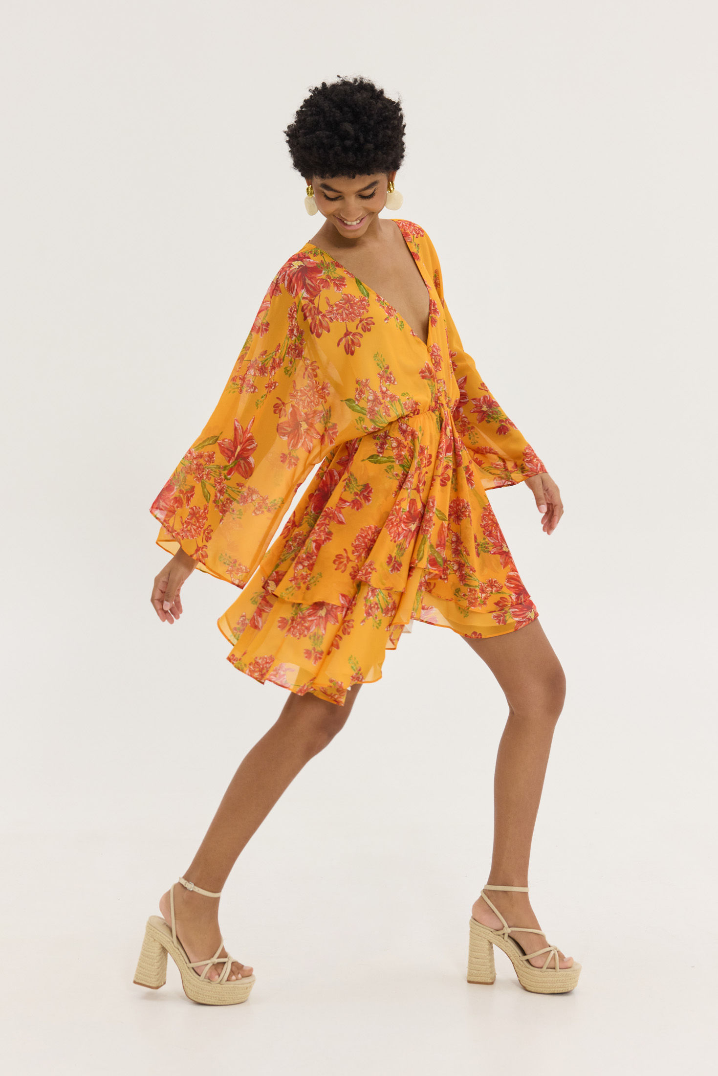 Celine Dress (Orange)