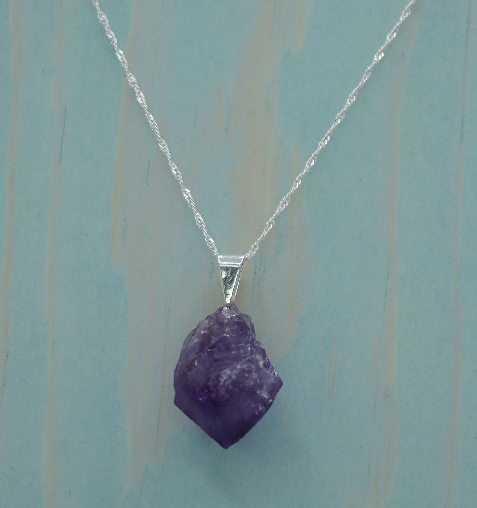 Thumbnail: Amethyst Free Form Crystal Pendant