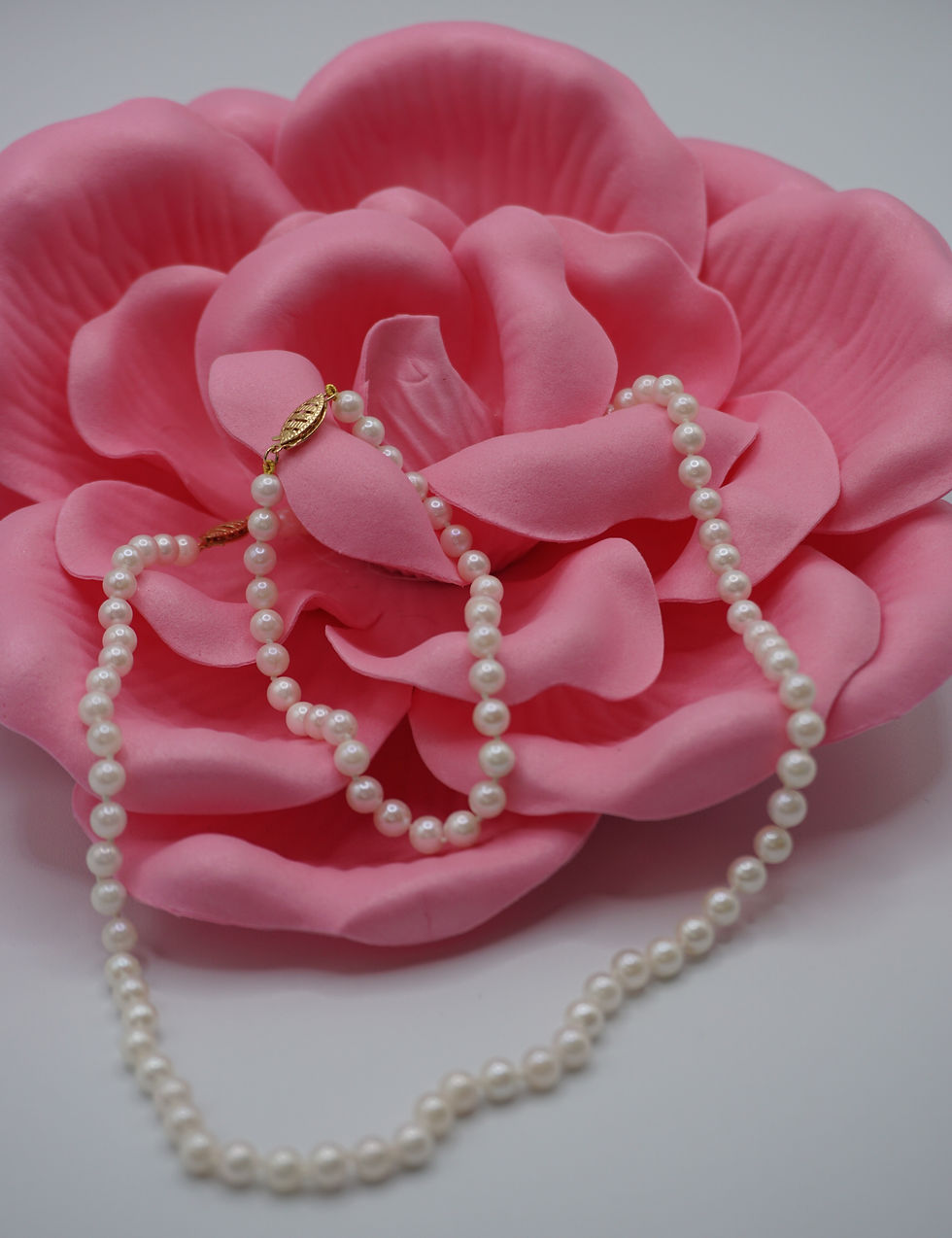 Thumbnail: 5 MM Japanese Akoya Pearl Necklace and Bracelet Set