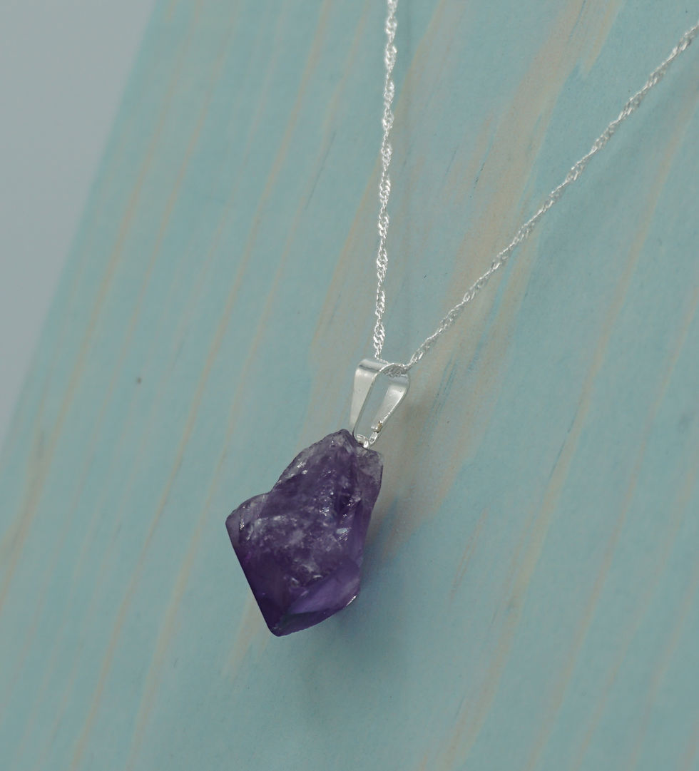Thumbnail: Amethyst Free Form Crystal Pendant
