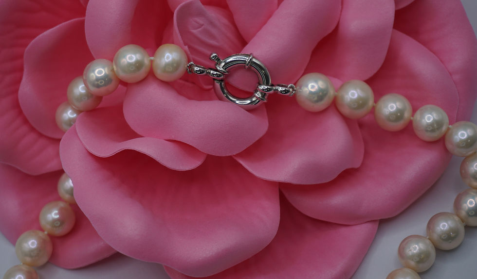 Thumbnail: 12.5-14 MM Freshwater Cultured Pearl Necklace 18 Inches