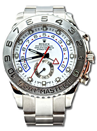 44mm White Gold Rolex Yacht-Master II