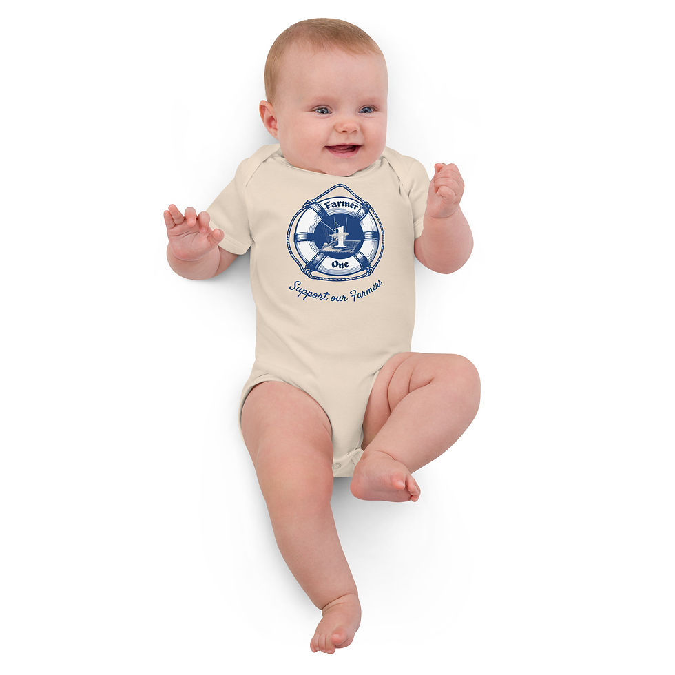 縮圖：Organic Cotton Baby Bodysuit