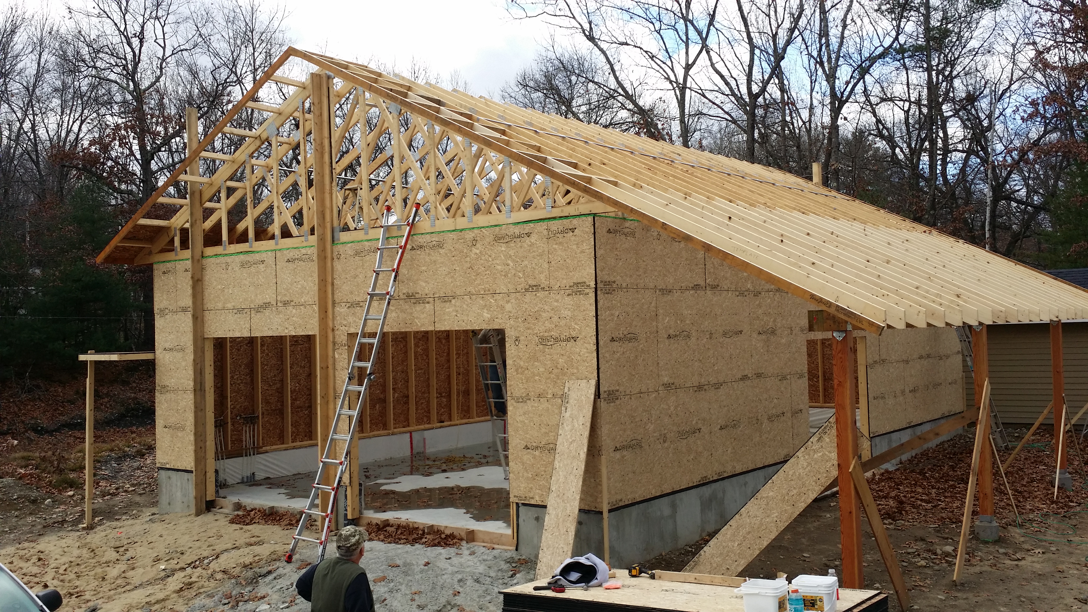 Garage Under Construction