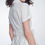 Thumbnail: Product: White Poplin Shirt Dress With Belt and Short Sleeve