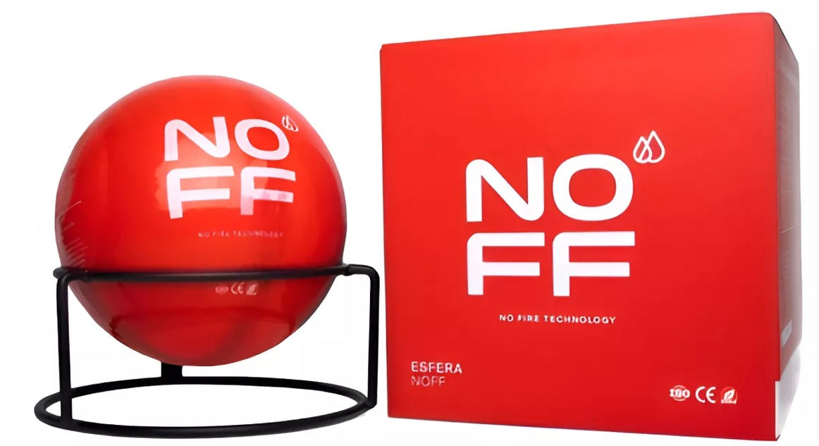 Bola Esfera Extintora De Fuego De 1.1 Kgs De Accion Rapida