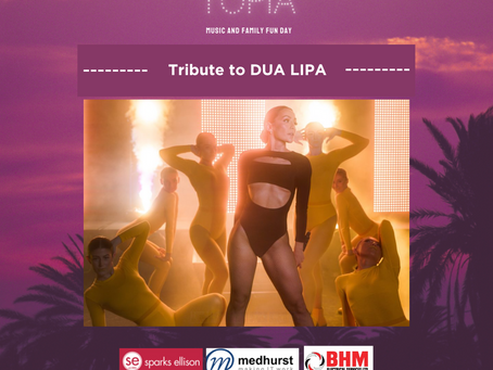 Did you see Dua Lipa's performance at Glastonbury? We are so pleased to have our own Dua Lipa Tribute Act at ToynbeeTopia! She may not be the real Dua Lipa, but she is an incredible tribute, bringing