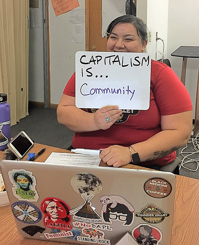 Talking Capitalism Oglala Lakota College, Kyle SD